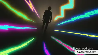 Glowing Doodles Elements template preview