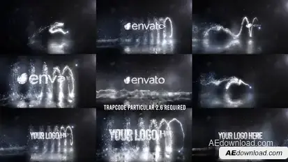 Glowing Particals Logo Reveal 37 : Silver Particals 02 broadcast-packages template preview