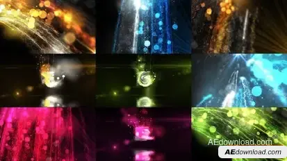 Glowing Particals Logo Reveal 39 Openers template preview