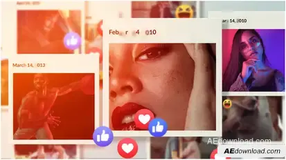Go Viral Slideshow Video Displays template preview