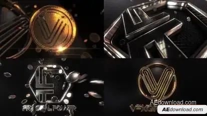 Gold & Silver Coin logo Openers template preview