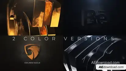 Gold And Silver Logo Reveal Logo Stings template preview