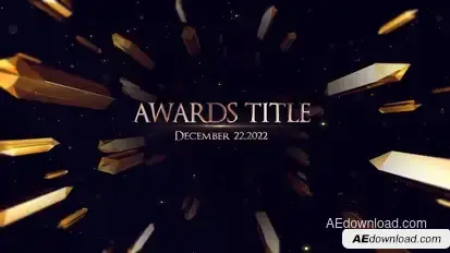 Gold Awards Titles broadcast-packages template preview