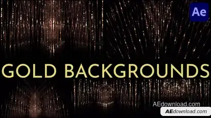 Gold Backgrounds for After Effects Elements template preview