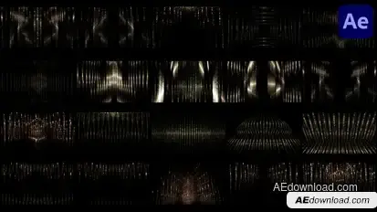 Gold Collection Backgrounds for After Effects Elements template preview