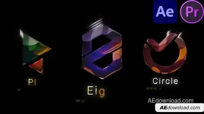 Gold Fade Logo Logo Stings template preview