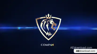 Gold Logo Animation Logo Stings template preview