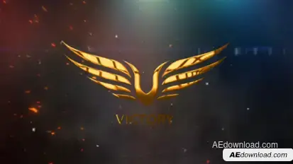 Gold Logo Animation Logo Stings template preview