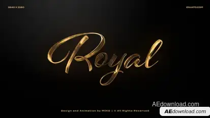 Gold Logo Intro Logo Stings template preview