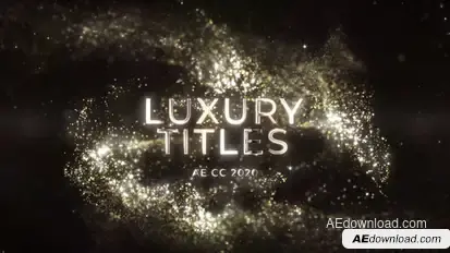 Gold Luxury Titles Titles template preview
