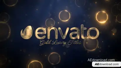 Gold Luxury Titles Titles template preview