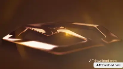 Gold Reflection Logo 2 Logo Stings template preview