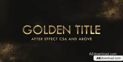 Golden & Silver Titles Titles template preview
