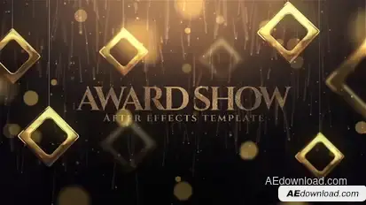 Golden Award Show Openers template preview