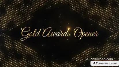 Golden Awards Opener Openers template preview