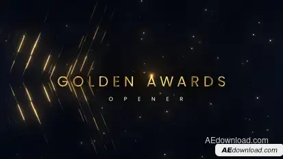 Golden Awards Opener Titles template preview