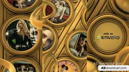 Golden Circle Intro Openers template preview