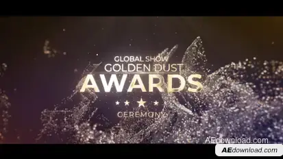 Golden Dust Awards | Luxury Ceremony Celebration Opener broadcast-packages template preview