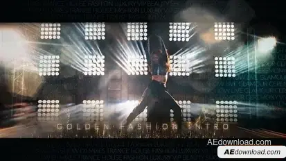 Golden Fashion Intro Openers template preview