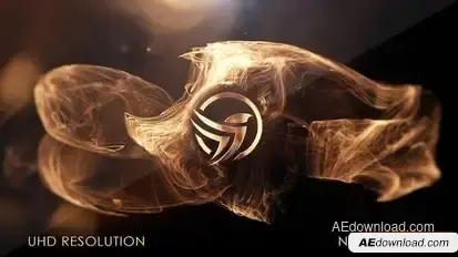 Golden Flow Logo Reveal Openers template preview