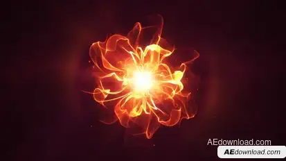 Golden Flower Logo Reveal Logo Stings template preview