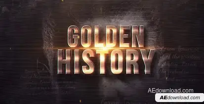 Golden History Openers template preview