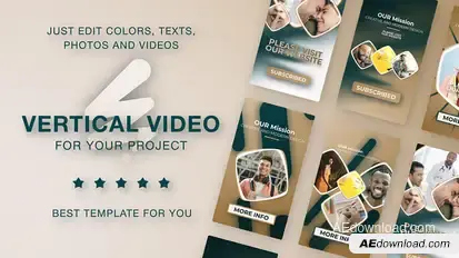Golden Instagram Reels Video Displays template preview