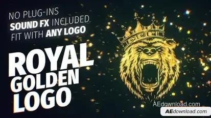 Golden Logo Logo Stings template preview