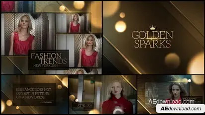 Golden Sparks Openers template preview