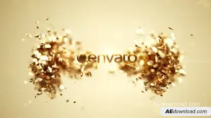 Golden Splash Logo 2 Logo Stings template preview