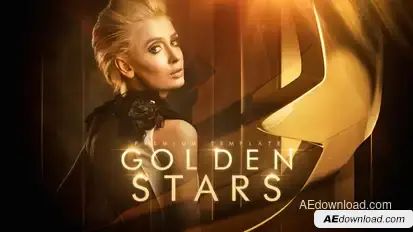 Golden Stars Openers template preview