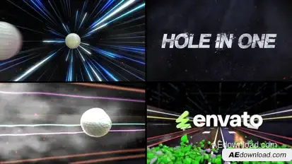 Golf Bumper 3 (2 Bumpers) Logo Stings template preview
