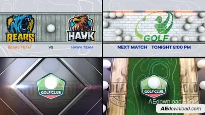 Golf Bumper 4 (4-Bumpers) Logo Stings template preview