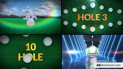 Golf Bumper 5 (3-Bumpers) Logo Stings template preview