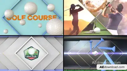 Golf Bumper Logo Stings template preview