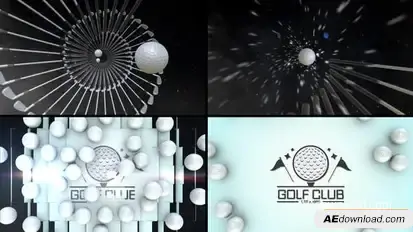 Golf Logo Reveal 2 Logo Stings template preview