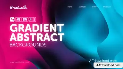 Gradient Abstract Backgrounds Elements template preview