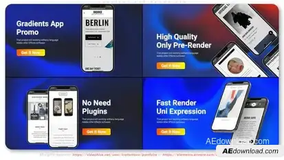 Gradient APP Promo | A10 Product Promo template preview