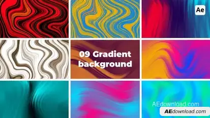 Gradient Background | AE Elements template preview