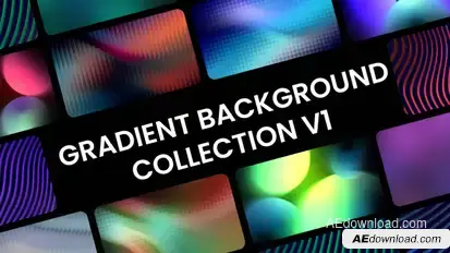 Gradient Background Collection Elements template preview