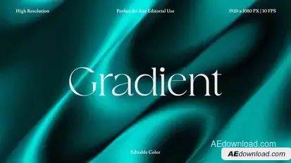 Gradient Background Elements template preview