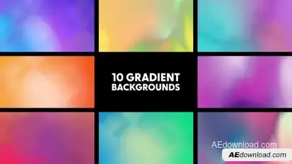 Gradient Backgrounds Elements template preview