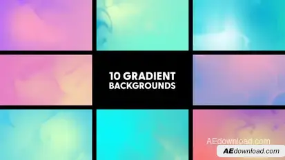 Gradient Backgrounds Elements template preview