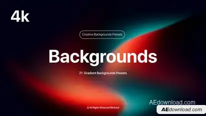 Gradient Backgrounds Elements template preview