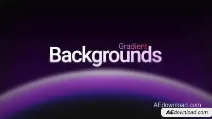 Gradient Backgrounds Flow Elements template preview