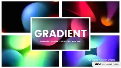 Gradient Color Grainy Textures Loop Elements template preview