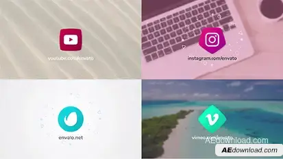 Gradient Logo Reveal Logo Stings template preview