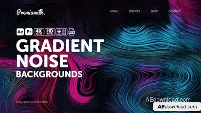 Gradient Noise Backgrounds Elements template preview