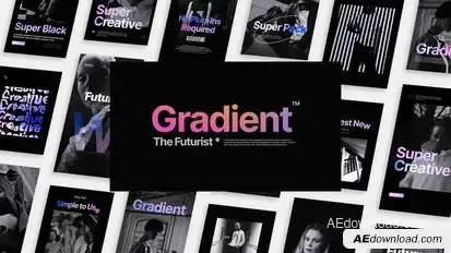 Gradient Project v2 Product Promo template preview