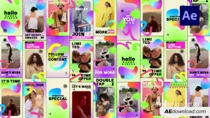 Gradient Social Media Stories Product Promo template preview